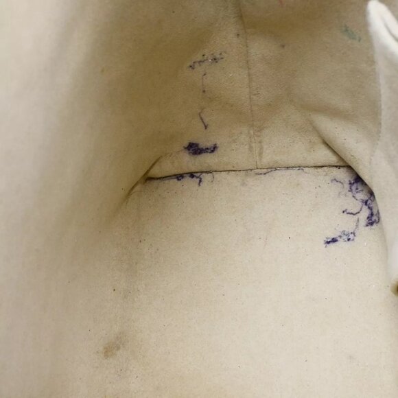 LOUIS VUITTON Saleya PM Hand Bag Damier Azur Leather White - Picture 13 of 15